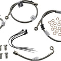 Galfer Brake Line Kit 4-Line Front/Rear for Kawasaki EX400G Ninja 400 ABS 18-19