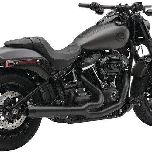 Cobra El Diablo 4" 2-into-1 Full Exhaust System Black #6474B Harley Davidson