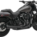 Cobra El Diablo 4" 2-into-1 Full Exhaust System Black #6474B Harley Davidson