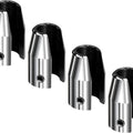 No-Mar Wheel Weight for Thick Spokes (3/8") 4-Pack Chromed Brass 1.3 oz.
