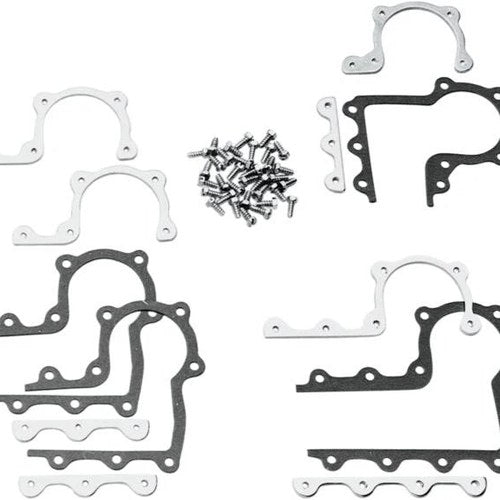 Colony Rocker Cover Nut Strip Kit Parkerized Harley-Davidson FL 1941-1947