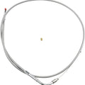 Barnett Push Idle Cable Stainless Braided #112562 Harley Davidson