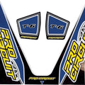 Pro Circuit T-6 Exhaust Decal Dark Blue
