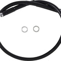 DS Black Vinyl Front Upper ABS Brake Line Kit 23-1/2" +2" Black #212102