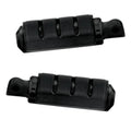 Kuryakyn Trident Iso Footpegs With Adapter Small Male Mount Black #7560