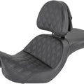 Saddlemen Explorer LS Seat With Backrest #283847 Harley Davidson Dyna