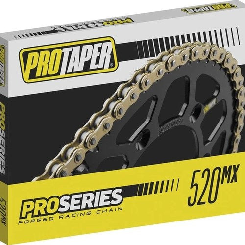ProTaper Pro Series Forged 520 Racing Chain 120 Links Gold
