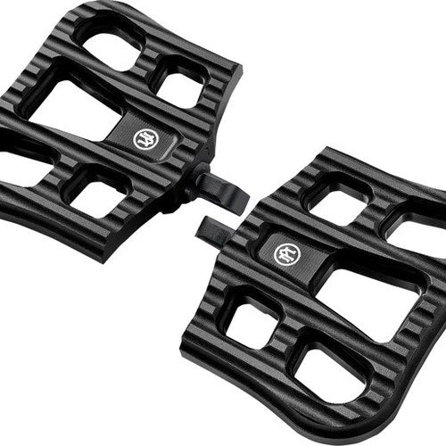 Performance Machine Drifter Passenger Floorboards Black Ops #0036-1026-SMB