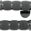 Avon Air Cushioned Grips w/ Throttle Boss Black #AIR-90-ANO-BOSS Harley Davidson