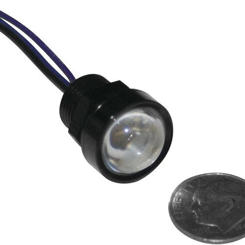 Letric Lighting Royal Flush G2 LED Run/Turn Lights 9/16" Rear Black Red/Amber