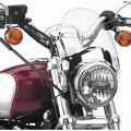 National Cycle Flyscreen Windshield with Chrome Mount Clear #N2530