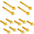 Arlen Ness Titanium Primary Cover Bolt Kit Gold #300-928 Harley Davidson