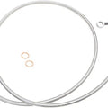 Magnum Polished Stainless Designer ABS Mid-line Brake Line 57011 Harley Davidson