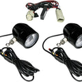 Custom Dynamics ProBEAM LED Halo Fog Lights Black #PB-FOG-TKE-B Harley Davidson