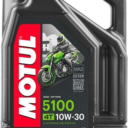 Motul 5100 4T Synthetic-Blend Motor Oil 10W-30 4L