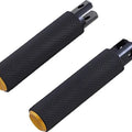 Arlen Ness Knurled Footpegs Gold Driver #07-952 Harley Davidson