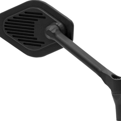Drag Specialties Short Stem Adjustable Diamond Mirror Right Black