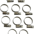 Parts Unlimited Embossed Hose Clamps 12mm to 22mm