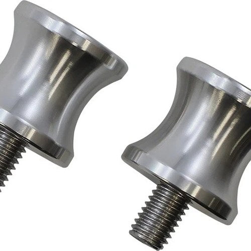 Vortex 8mm Swingarm Spools Silver #SP526S for Suzuki/Honda