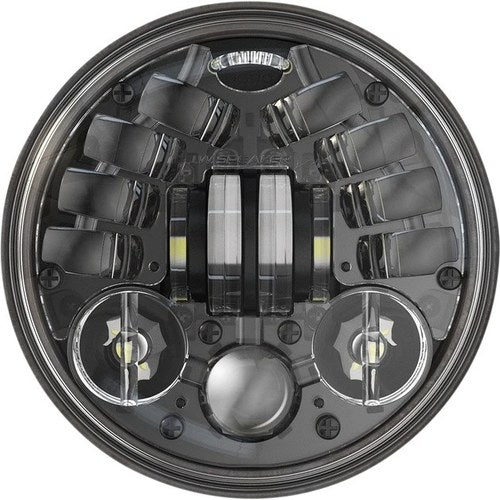 J.W. Speaker 8690 Adaptive 2 LED Headlight 5.75" Black PAR46