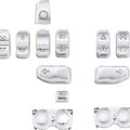 Drag Specialties Handlebar Switch Cover Kit 13-Piece Chrome #264587