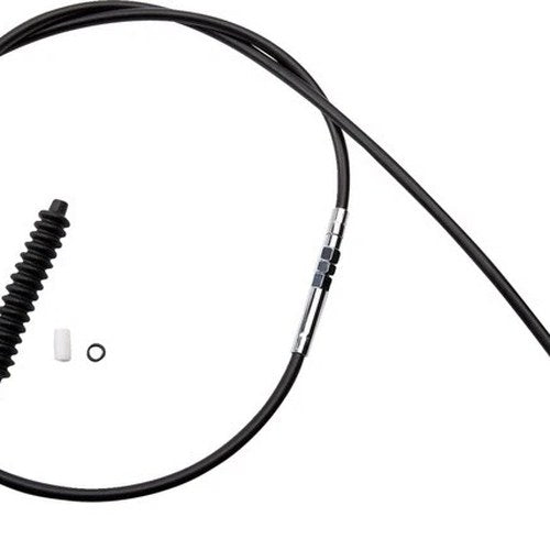 Drag Specialties Black Vinyl Clutch Cable 72-11/16" Black 211830 Harley Davidson