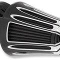 Arlen Ness Monster Sucker 90-Degree Air Cleaner Kit Deep Cut Black #81-014