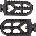 Joker Machine Serrated Long Driver Footpegs Black Harley Davidson Softail
