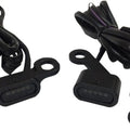 DS LED Handlebar Marker Lights Black Smoke Lens Harley-Davidson XL 04-22