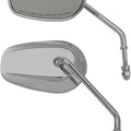 DS Teardrop Mirrors Long Chrome