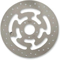 Drag Specialties Stainless Steel Drilled Brake Rotor Front Right 11.8"