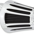 Arlen Ness Monster Sucker 90-Degree Air Cleaner Kit Deep Cut Chrome #81-024