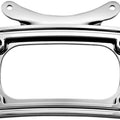 Kuryakyn Curved License Plate Frame For Light Bars Chrome #3162 Harley Davidson