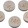 K&L Valve Shims 7.5mm Diameter x 1.40mm Thick 5-Pack