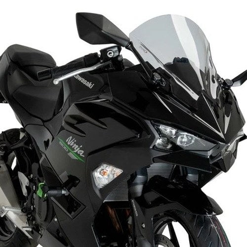 Puig 3mm Z Racing Windscreen Smoke #22015H for Kawasaki Ninja 500R 2024