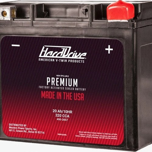 HardDrive Premium Battery #HRDM720GH Harley Davidson
