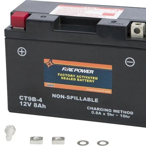 Wps Fire Power CT9B-4 Sealed Factory Activated Battery fits Yamaha Raptor 700R