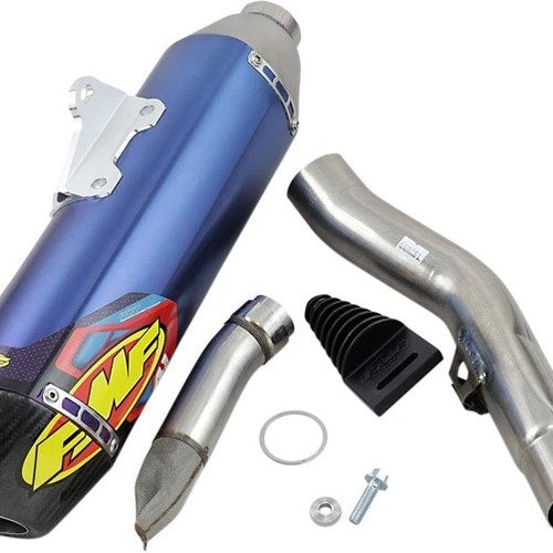Fmf Factory 4.1 Rct Ti SL Slip-On Muffler with Carbon Fiber End Cap #043373