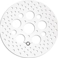 HardDrive Drilled Touring Front Brake Rotor Polished 11-062 Harley FL