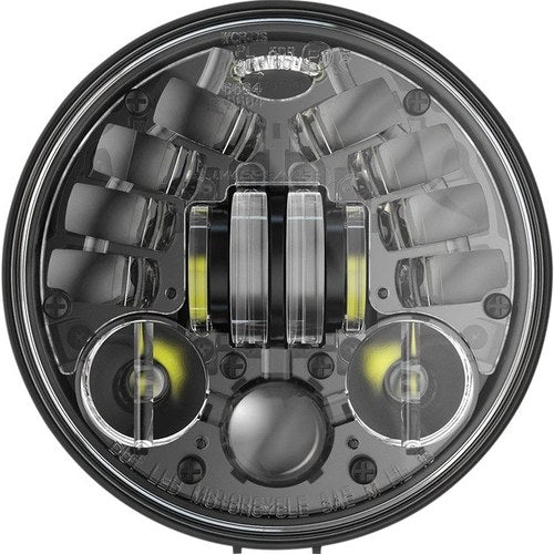 J.W. Speaker 8691 Pedestal Mount Adaptive 2 LED Headlight 5.75" Black