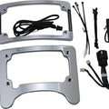 Custom Dynamics LED T/S Elim Tri-Radius License Frame Chrome #TS-ELIM-06BCM-C