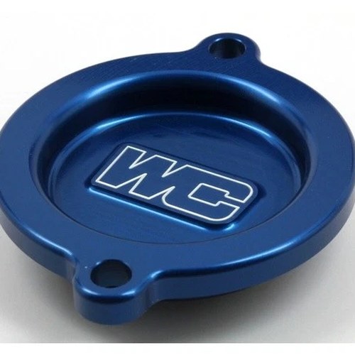 Works Connection Oil Filter Cover Blue #27-110 KTM/Husqvarna