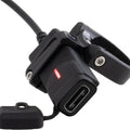Koso USB-C USB Port Adaptor with Bar Clamp 7/8" 1" 1-1/8"