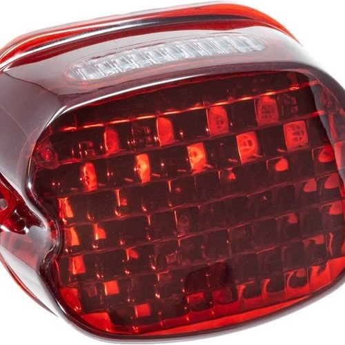 Letric Lighting Slantback LED Taillight With Window Red #LLC-STL-R-ST