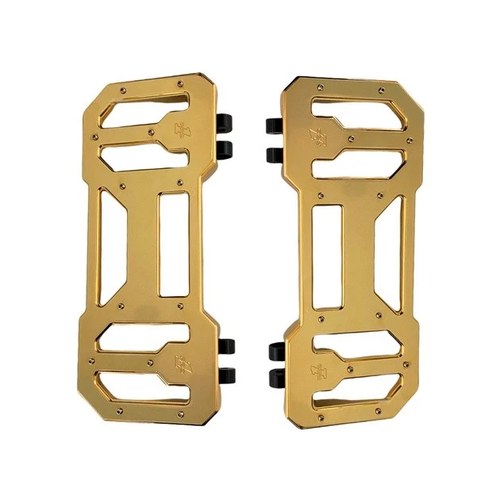 Pro-One Pro Board V1 Driver Floorboards Gold Harley Davidson FL Touring