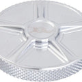 Ken's Factory Next Level Five Ratchet Left Hand/Non-Vented Gas Cap Chrome For M8