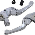 Psr Anthem Shorty Adjustable Lever Set Chrome #12-01654-20 Harley Davidson