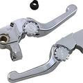Psr Anthem Shorty Adjustable Lever Set Chrome #12-01661-20 Harley Davidson