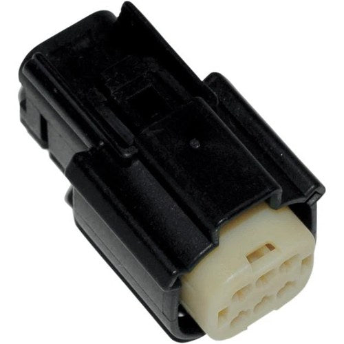 Namz Molex MX 150 Female Connector 6-Pin Black #NM-33472-0601 Harley Davidson