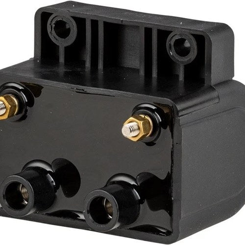 HardDrive Dual Fire Ignition Coil W/Frt Posts 12V For Harley Davidson 1965-1979